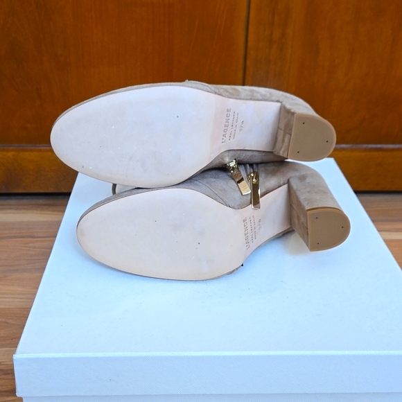 L'Agence Valerie Lace-Up Bootie in Dark Sand - Picture 5 of 6